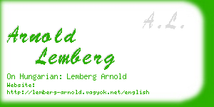 arnold lemberg business card
